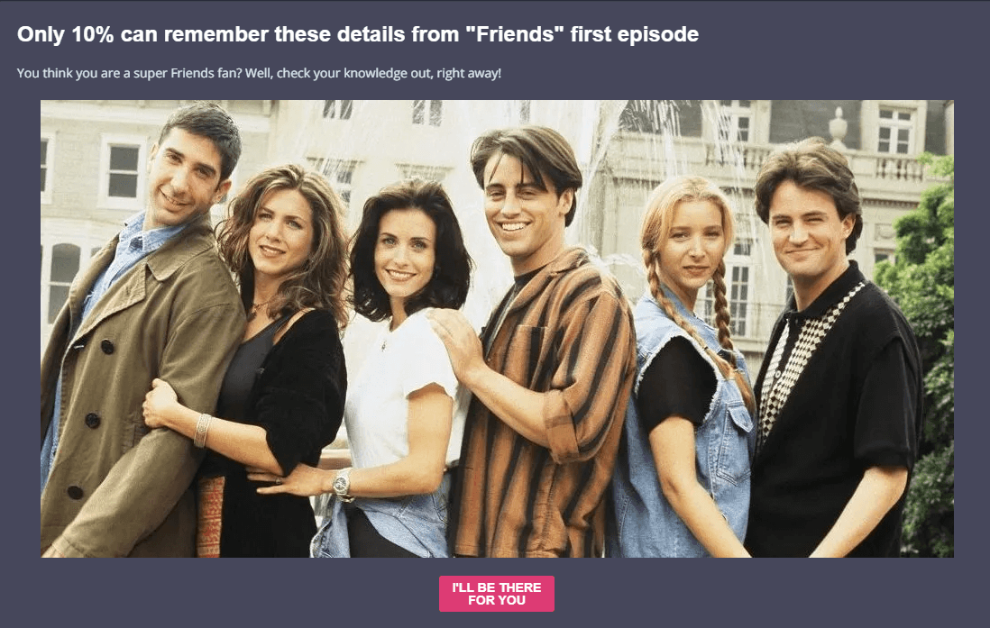 Friends Episode 1 TWIFT